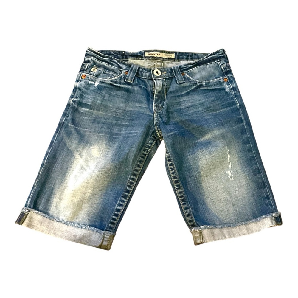 Big Star ‘Vivian’ Distressed Denim Shorts Size- 27
